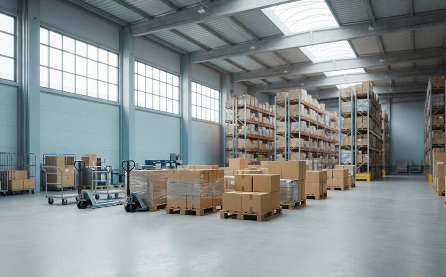 Shipping containers cleared through customs